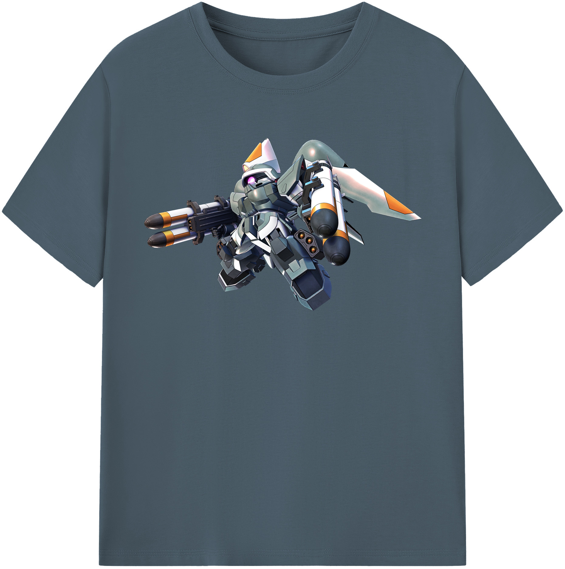 （画像用） 機動戦士ガンダム Mobile Suit Gundam 綿100％半袖Tシャツ（フロントプリント）